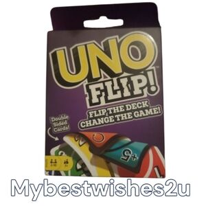 2 Packs Mattel UNO Flip Card Game 2 New Packs